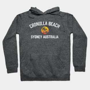 Cronulla Beach Sydney Australia NSW Sunset Palm Hoodie